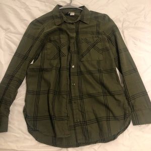 Green DIVIDED flannel